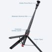 TT01 1.77m Auto Pop Open Tripod & Magnetic Remote Selfie Stick (Black) - 9