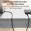 USB-B 3.0 Printer/Hard Drive/Computer Adapter, USB-B Male to USB Male - 6