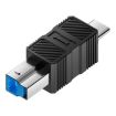 USB-B 3.0 Printer/Hard Drive/Computer Adapter, USB-B Male to Type-C Male - 1