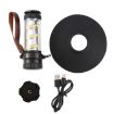 KXK-818 Black Outdoor Emergency Lamp - Portable Camping Tent Lantern - 4