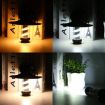 KXK-818 Black Outdoor Emergency Lamp - Portable Camping Tent Lantern - 6