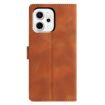 OPPO Reno14 5G Global Triangles Embossed Leather Case Brown - 3