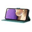 OPPO Reno14 Pro 5G Green Leather Case - Triangles Embossed Global - 5