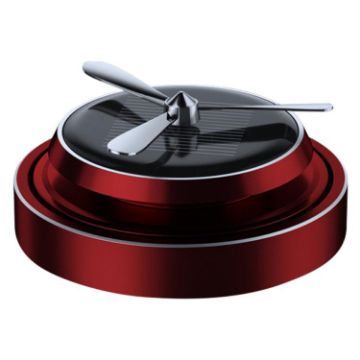 Red Car Solar Rotating Aromatherapy Base - Enhance Your Drive - 1