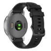 18mm Black Silicone Watch Band for Garmin Venu 2S/Move 3S/Active S - 1