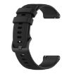 18mm Black Silicone Watch Band for Garmin Venu 2S/Move 3S/Active S - 2