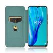 Ulefone Note 9P Green Flip Case: TPU+PC+PU Leather, Card Slot & Lanyard - 4