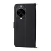 Huawei nova 14 Ultra 5G Leather Phone Case with 6 Card Slots & Strap (Black) - 3