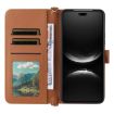 Huawei nova 14 Ultra 5G Leather Phone Case with 6 Card Slots & Strap (Brown) - 4