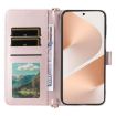 Huawei Pura 80 Pro 5G/80 Pro+ 5G Leather Case with 6 Card Slots - Pink - 4