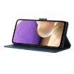 Redmi A5 4G Blue Leather Phone Case - Triangles Embossed, 173.3mm - 5
