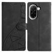 Redmi A5 4G 173.3mm Black Triangles Embossed Leather Phone Case - 1