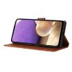 Redmi K80/K80 Pro Brown Triangles Embossed Leather Phone Case - 5