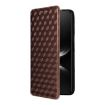 Huawei nova 14 Pro 5G Flip Leather Phone Case, Cubic Grid Texture, Brown - 2