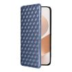 Huawei Pura 80 Pro/Pro+ 5G Blue Leather Flip Case with Cubic Grid Texture - 2