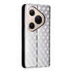 Huawei Pura 80 Pro 5G/80 Pro+ 5G Silver Flip Leather Phone Case - 3