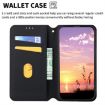 Huawei Pura 80 5G Flip Leather Phone Case Black - Cubic Grid Texture - 4