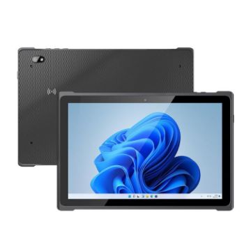 QCOM W1019 10.1" Windows 11 Pro Tablet, 8GB+128GB, 4G, US Plug, Black - 1