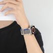Apple Watch Band 46/49/45/44mm xDfind Metal Buckle Nylon Braided Red Grey - 8