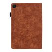 Samsung Galaxy Tab A7 10.4 Case: Calf Texture Leather, Card Slots, Brown - 3