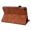 Samsung Galaxy Tab A7 10.4 Case: Calf Texture Leather, Card Slots, Brown - 5
