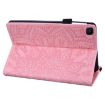 Samsung Galaxy Tab A7 10.4 Case: Pink Leather Flip, Card Slots, Holder - 5