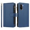 OnePlus Ace 5 Racing Leather Case - 9 Card Slots, Magnetic Closure, Dark Blue - 2