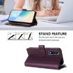 OnePlus Ace 5 Ultra Purple Leather Case - Magnetic Closure, 9 Card Slots - 4