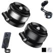 Silver Car Navigation Electric Vacuum Magnetic Suction Cup Bracket - 2
