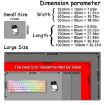 Large Abstract Mouse Pad 300x800x2mm - Gamer Office Desk Mat - 3