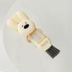 3 In 1 Cup Brush Rabbit Crevice Bottle Mug Cleaning Brush Beige - 1