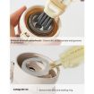 3 In 1 Cup Brush Rabbit Crevice Bottle Mug Cleaning Brush Beige - 8