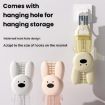 3 In 1 Cup Brush Rabbit - Multifunction Bottle & Mug Cleaning Brush (White) - 9