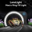 APEXEL APL-FL26 Tri-color 9-speed Ring Light for Jewelry & Food Photography - 2