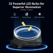 APEXEL APL-FL26 Tri-color 9-speed Ring Light for Jewelry & Food Photography - 3