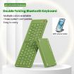 Green B023 Folding Mini Wireless Bluetooth Keyboard for Phone & Laptop - 3