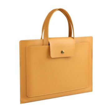 Yellow Laptop Handbag for 13/14" iPad MacBook Lenovo Huawei Briefcase - 1