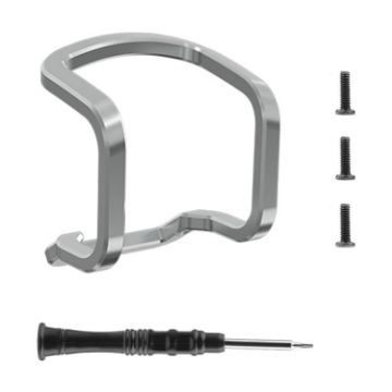DJI Neo BRDRC Metal Bumper Crash Bar Gimbal Lens Protector Silver - 1