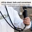 BRDRC Sport Camera Lanyard 1/4" Screw Anti-Lost Crossbody Rope Blue - 9