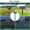 Outdoor Solar Alarm Infrared Sensor Animal Repeller N911Y (Red) - 6