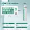 MKESPN K810 Pink Purple RGB Backlight Wired Mechanical Gaming Keyboard - 4
