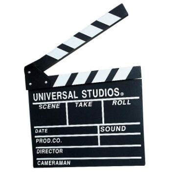 Small U Black Wooden Director Board for Video Movie Scene Recording - 1
