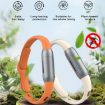 Orange Silicone Mosquito Repellent Bracelet for Adults & Children Outdoor - 2