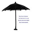 Mini Sun Protection Umbrella Parasol, Magnetic Phone Holder, 9.4" Blue - 3