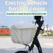 E-bike Basket Rainproof Sunscreen Cover & Storage Bag (Black) - 3