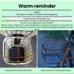 E-bike Basket Beige Sunscreen Cover Rainproof Hanging Storage Bag - 8