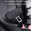 Tesla Model 3/Y Seat Belt Anti-Collision Silicone Cover - Black - 5