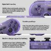 8BitDo SN30 Pro Retro Special Edition Translucent Purple Wireless Gamepad - 4