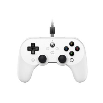 8BitDo Pro2 Wired Gamepad for Xbox One/Series X/S - White - 1