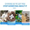 USB Rechargeable Ultrasonic Animal Bird Repeller for Doors Windows (White) - 3